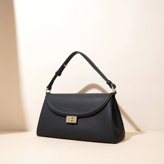 Exquisite Genuine Leather Armpit Crossbody Bag