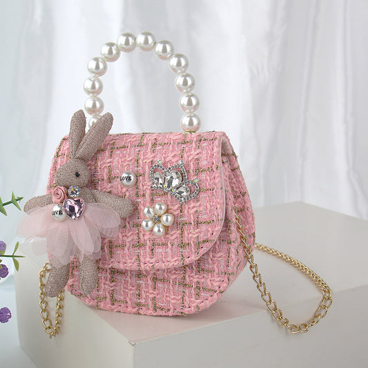 Bunny Faux Pearl Mini Cross-Body Bag