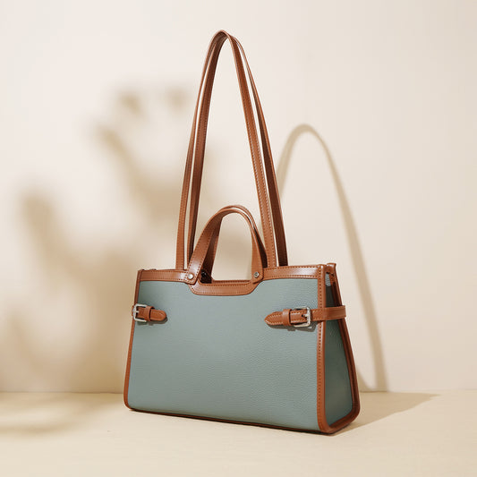 Large Capacity Genuine Leather Armpit Tote Bag