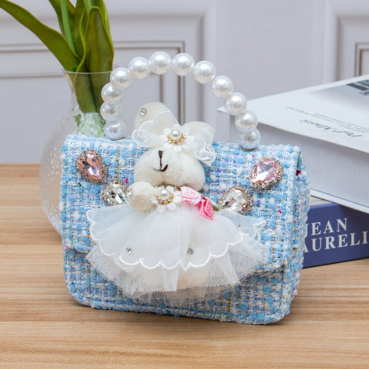 Bunny Faux Pearl Mini Cross-Body Bag