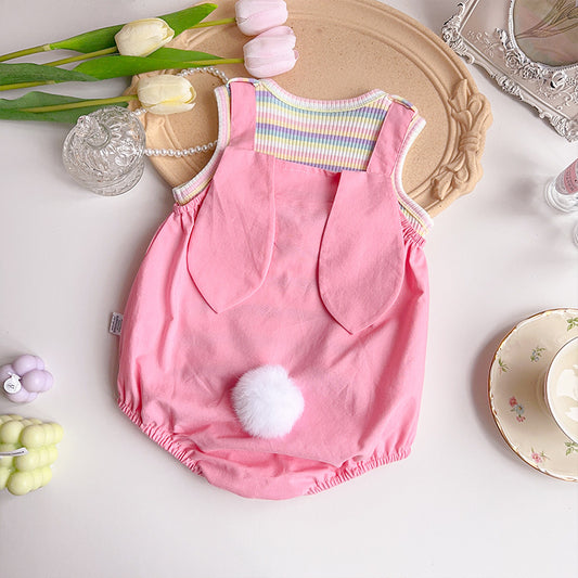 Baby Girl Bunny Onesie Two Pieces Set