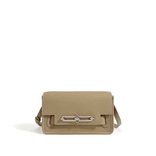 Casual Genuine Leather Commuter Crossbody Bag