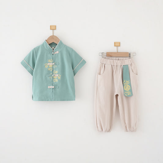 Boys' Chinese Hanfu Clothing Set