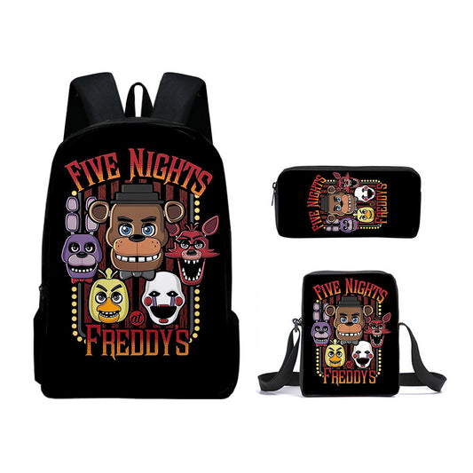 FIVE NIGHTS Children's Backpack Three-Piece Set