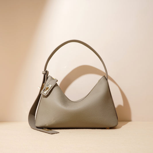 TOGO Genuine Leather Pillow Crossbody Bag