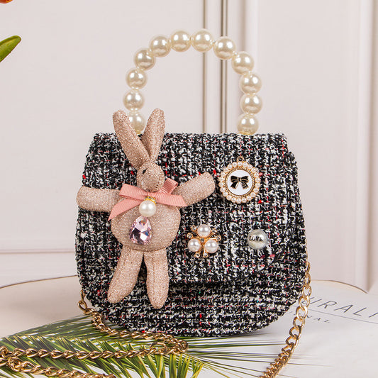Bunny Faux Pearl Mini Cross-Body Bag