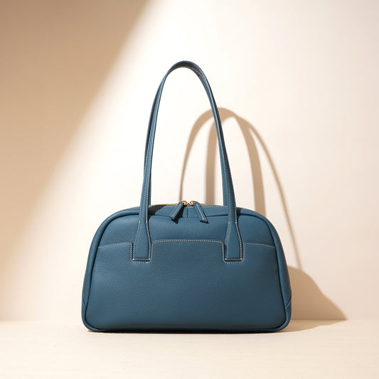 Bowling Genuine Leather Commuter Tote Bag