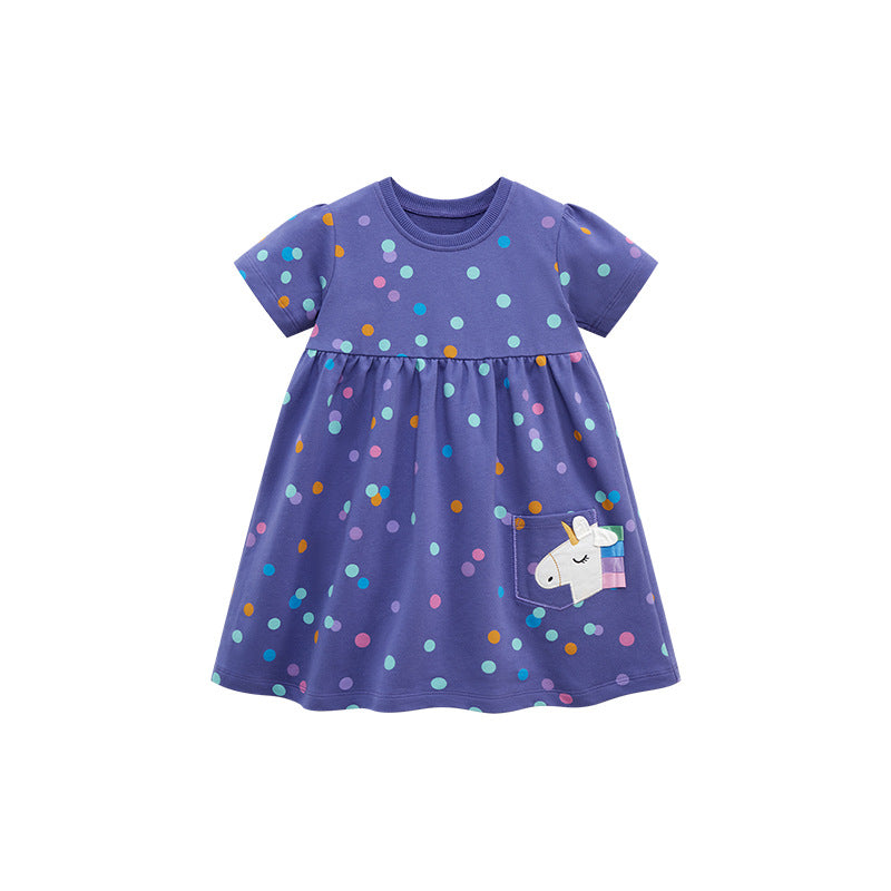 Girls' Embroidered Princess Dress