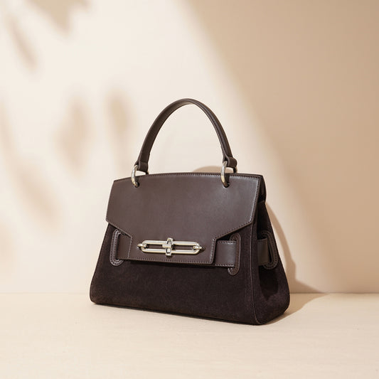 Kelly Genuine Leather Commuter Shoulder Bag