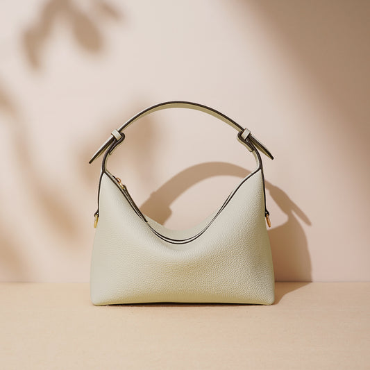 Soft Genuine Leather Dumpling Armpit Bag