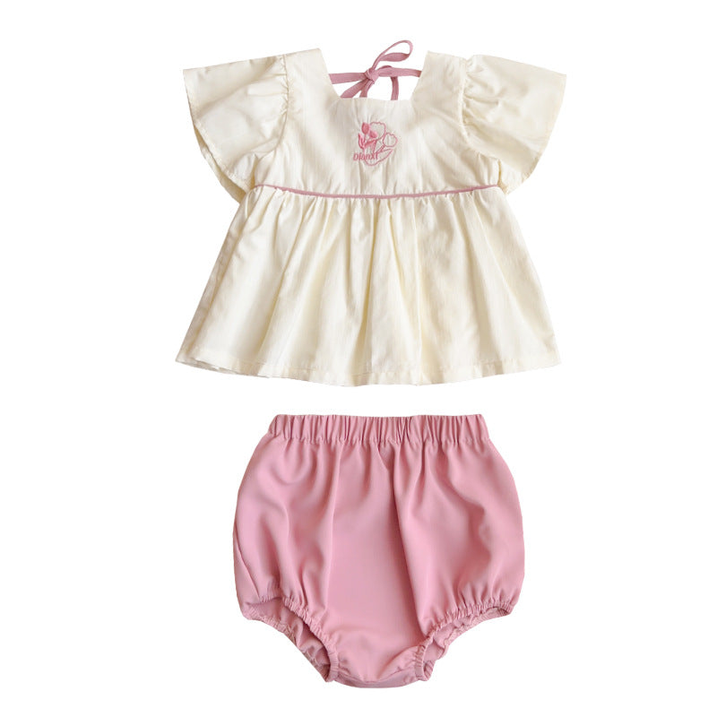 Baby Girl Floral Two-Piece Set