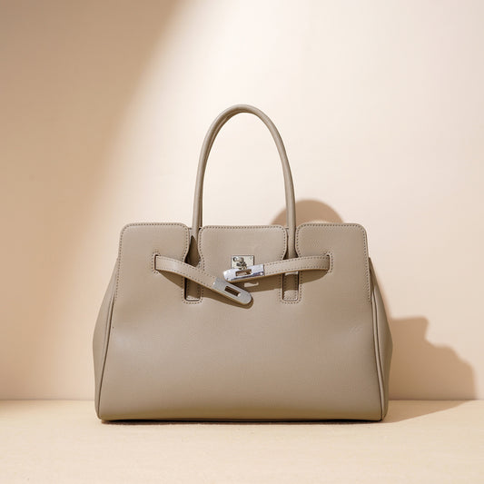 Versatile Genuine Leather Crossbody Handbag