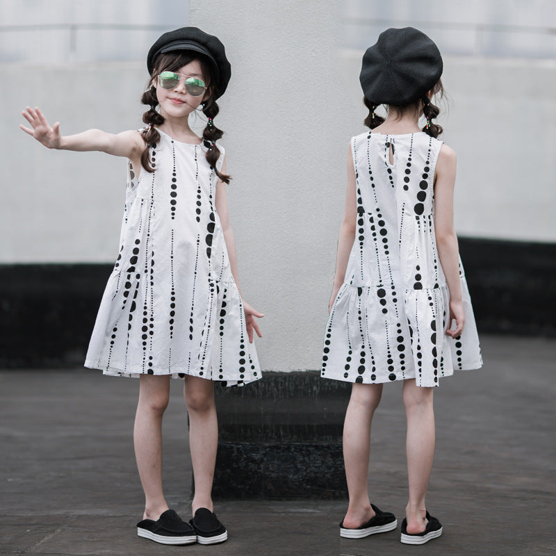 Girls' Polka Dot Princess Dress