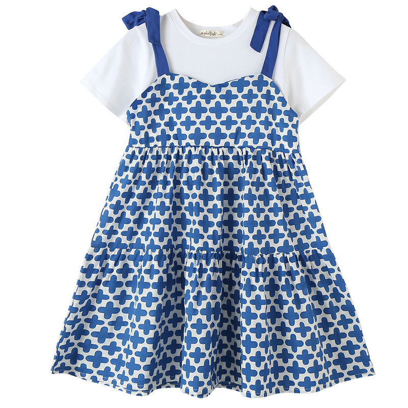 Floral Patchwork Princess Dress