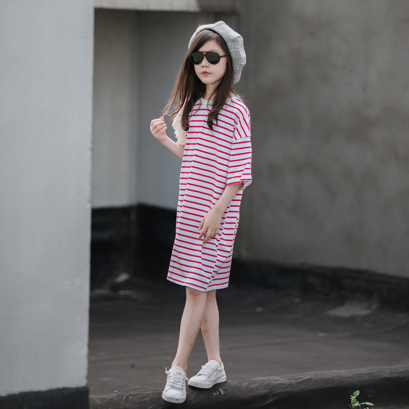 Striped T-shirt Dress
