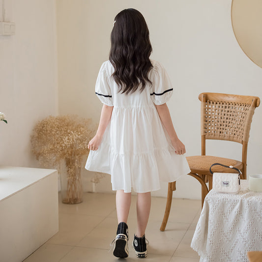 White Butterfly Princess Dress