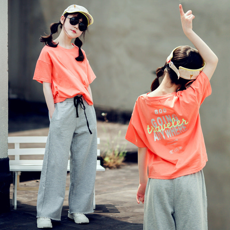 女童韩版短袖T恤