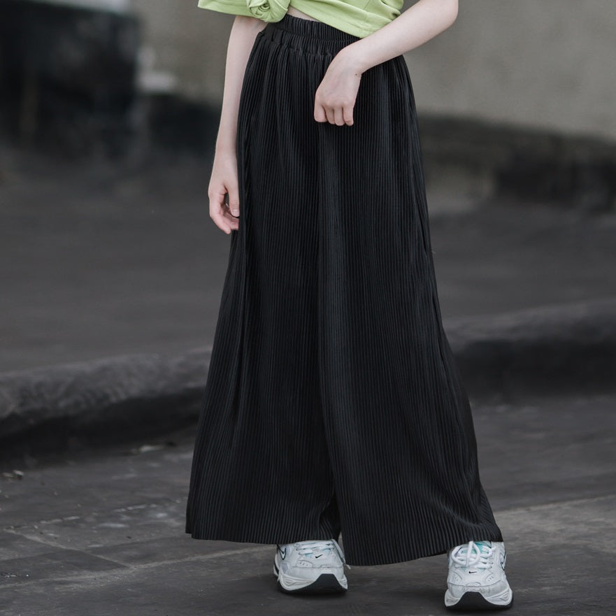 Breezy Pleated Palazzo Pants for Girls