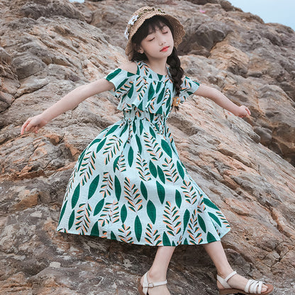 女童韩版沙滩裙