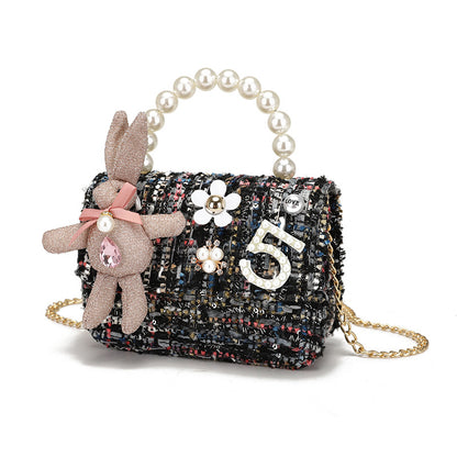 Bunny Faux Pearl Mini Cross-Body Bag