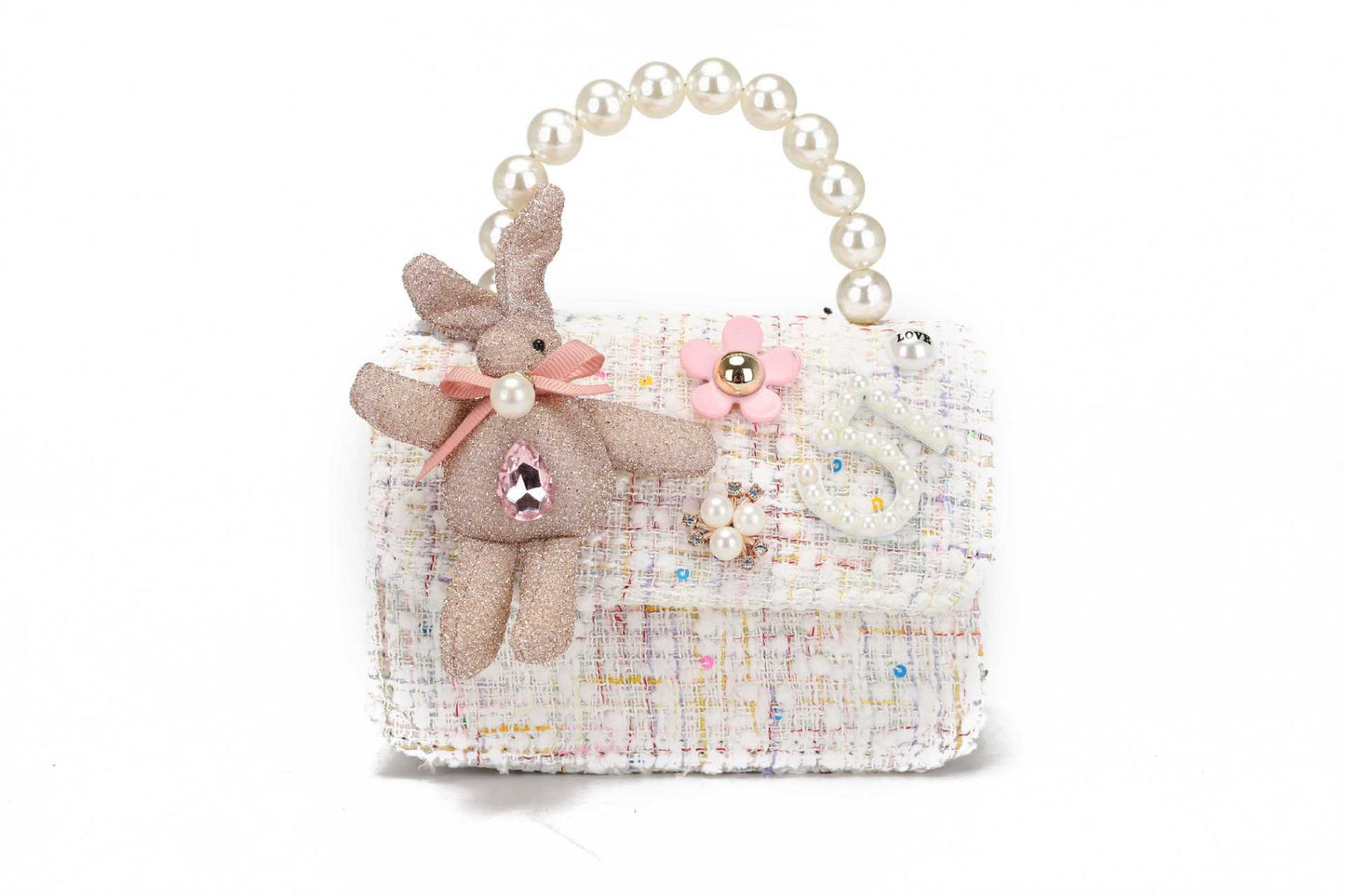 Bunny Faux Pearl Mini Cross-Body Bag