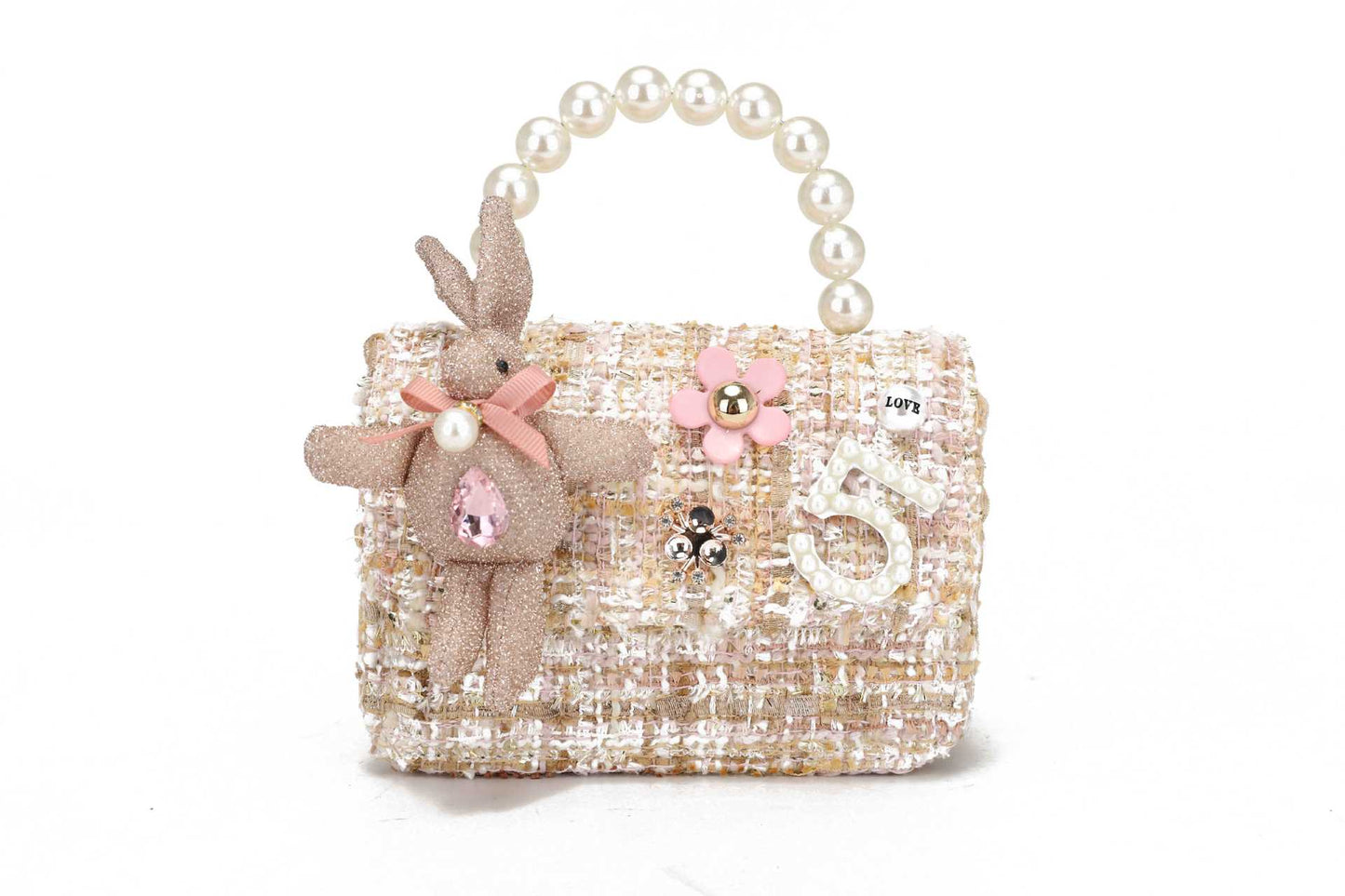 Bunny Faux Pearl Mini Cross-Body Bag