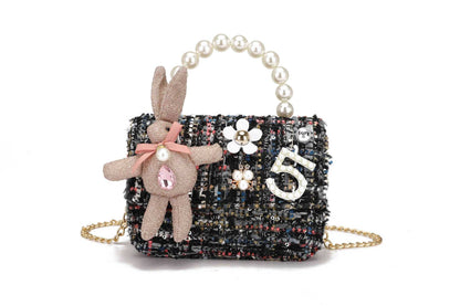 Bunny Faux Pearl Mini Cross-Body Bag