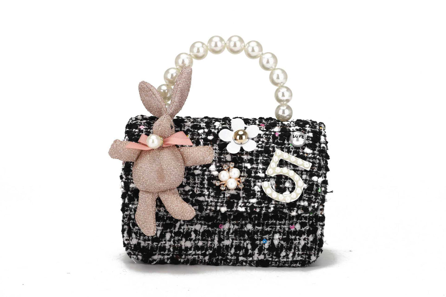 Bunny Faux Pearl Mini Cross-Body Bag