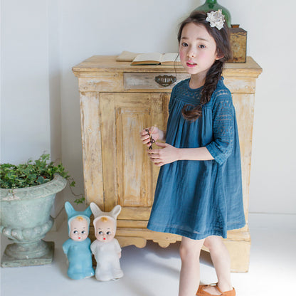 Girls' Korean Style Lace Dress | Kids Fashion Online | SUNJIMISE SUNJIMISE Singapore Girls' Korean Style Lace Dress | Kids Fashion Online | SUNJIMISE SUNJIMISE Singapore