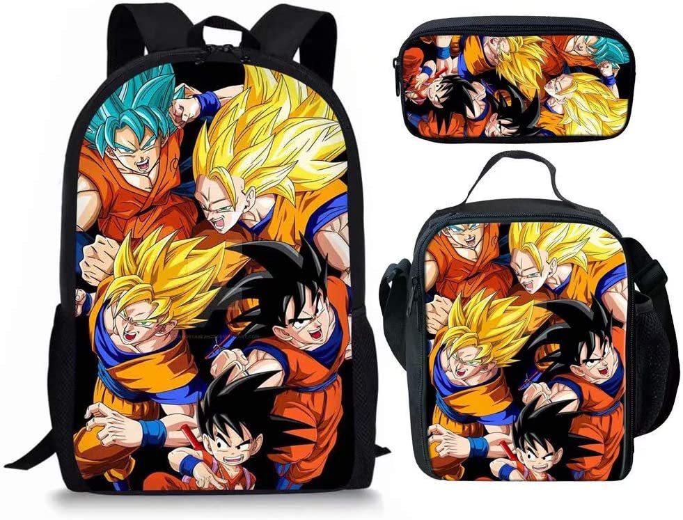 Dragon Ball Children's Backpack Three-Piece Set