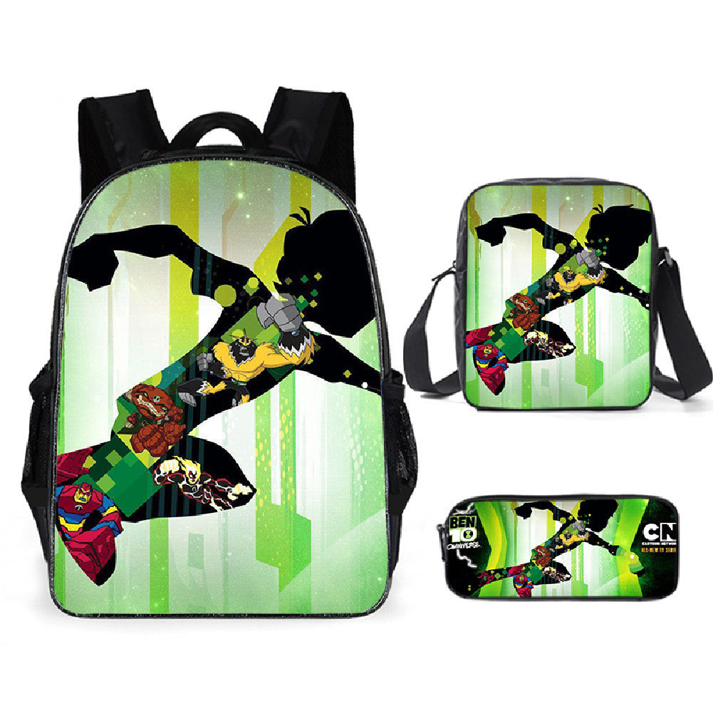 Ben 10 Children's Backpack Three-Piece Set