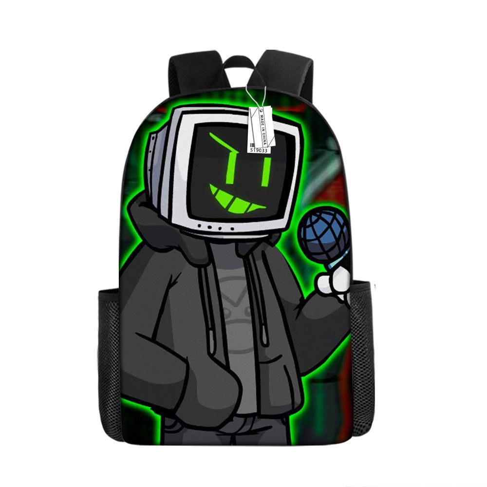 Skibidi Toilet Titan ClockMan TV Man Children's Backpack