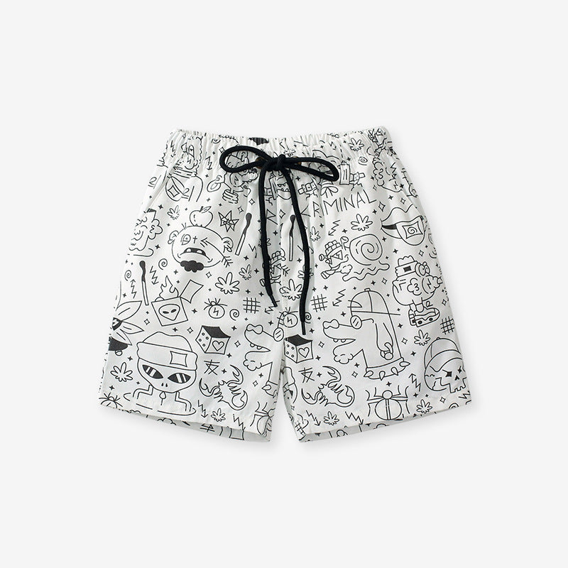 Boys' Trendy Pure Cotton Sports Shorts