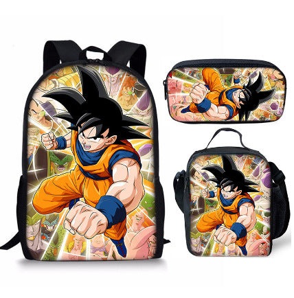 Dragon Ball Children's Backpack Three-Piece Set