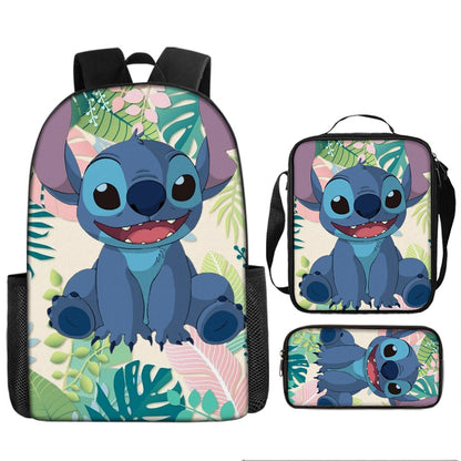 Stitch Children's Backpack Three-Piece Set