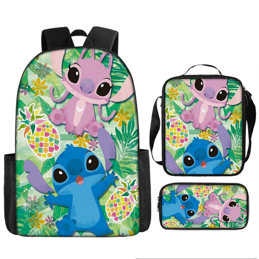 Stitch Children's Backpack Three-Piece Set