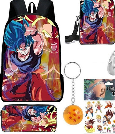 Dragon Ball Children's Backpack Three-Piece Set