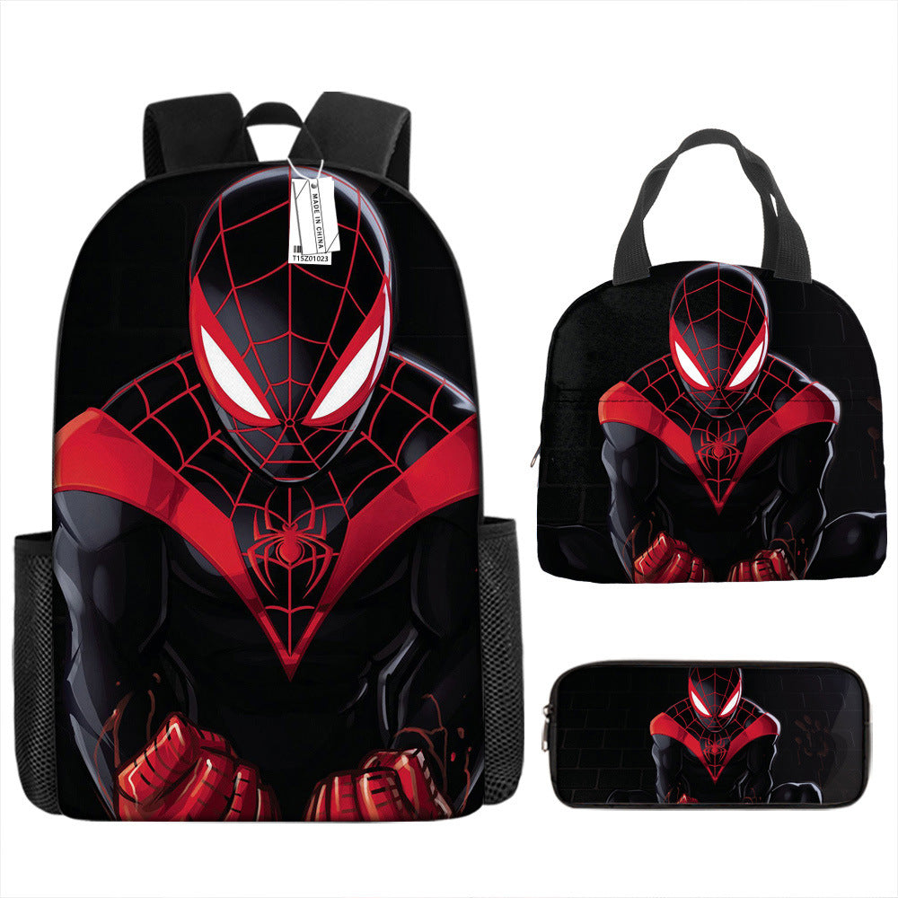 Spider Man Children's Backpack Three-Piece Set