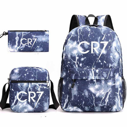 CR7C Children's Backpack Three-Piece Set