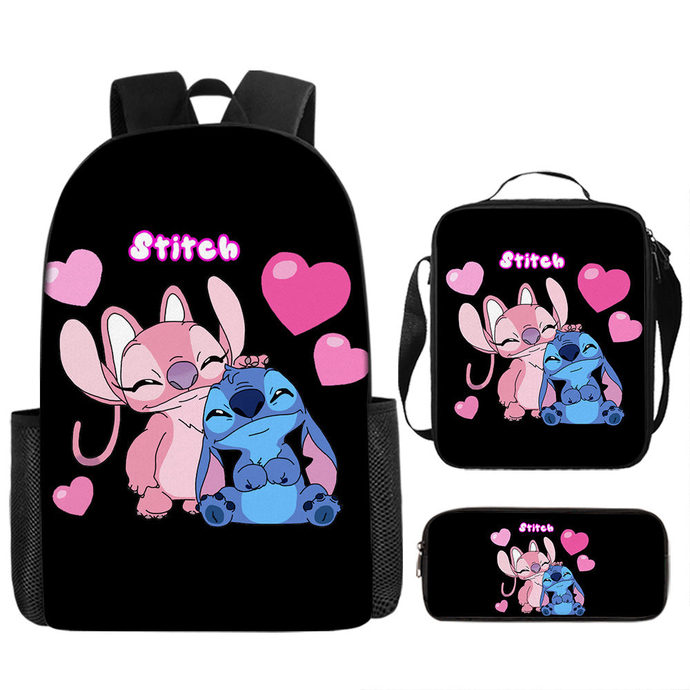 Stitch Children's Backpack Three-Piece Set