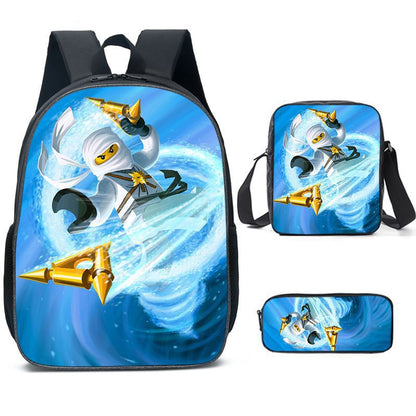 Ninjago Children's Backpack Three-Piece Set