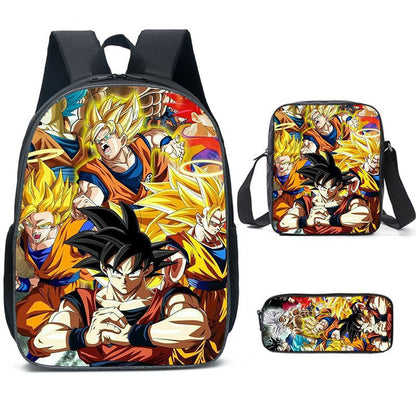 Dragon Ball Children's Backpack Three-Piece Set