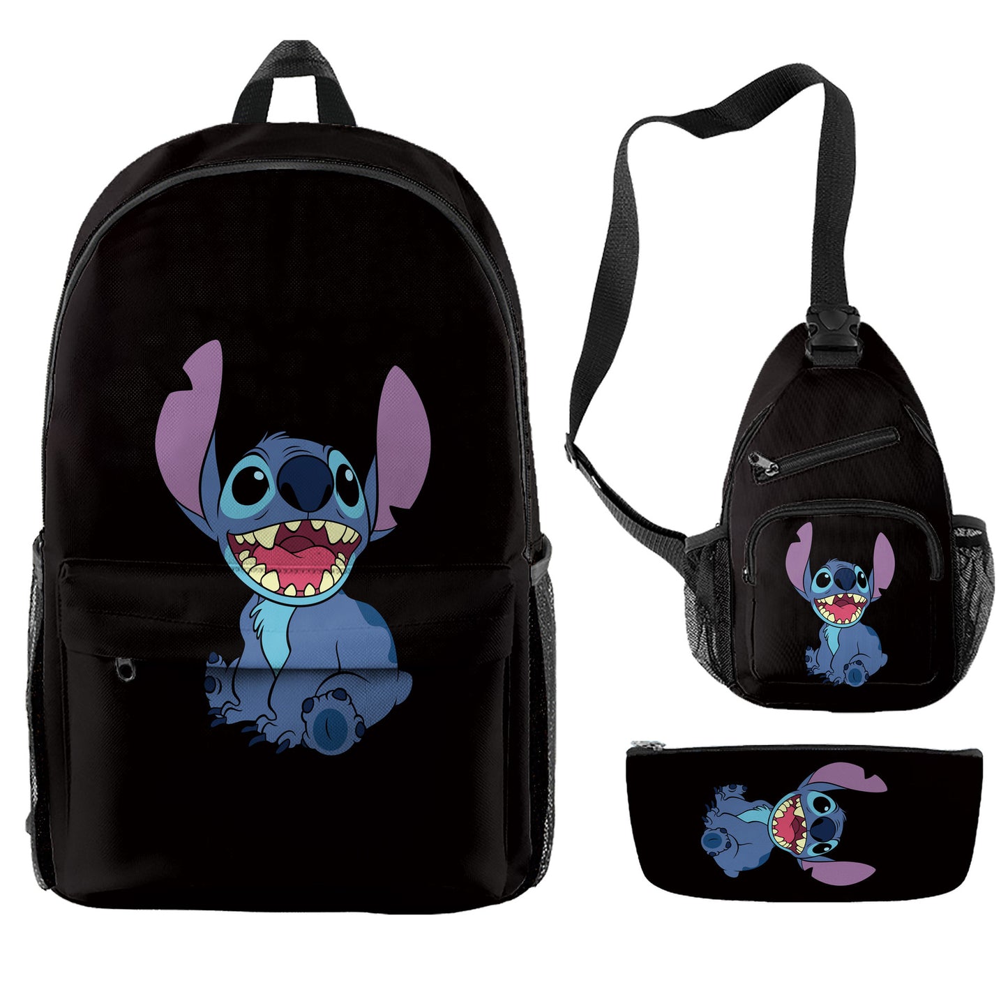 Stitch Children's Backpack Three-Piece Set