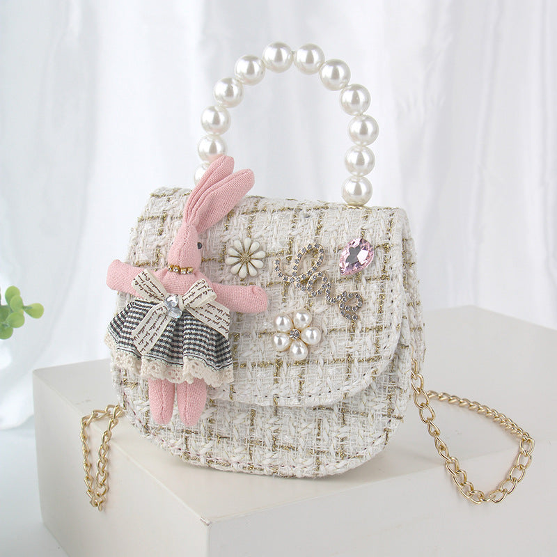 Bunny Faux Pearl Mini Cross-Body Bag