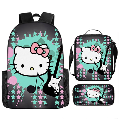 Hello Kitty Children's Backpack Three-Piece Set