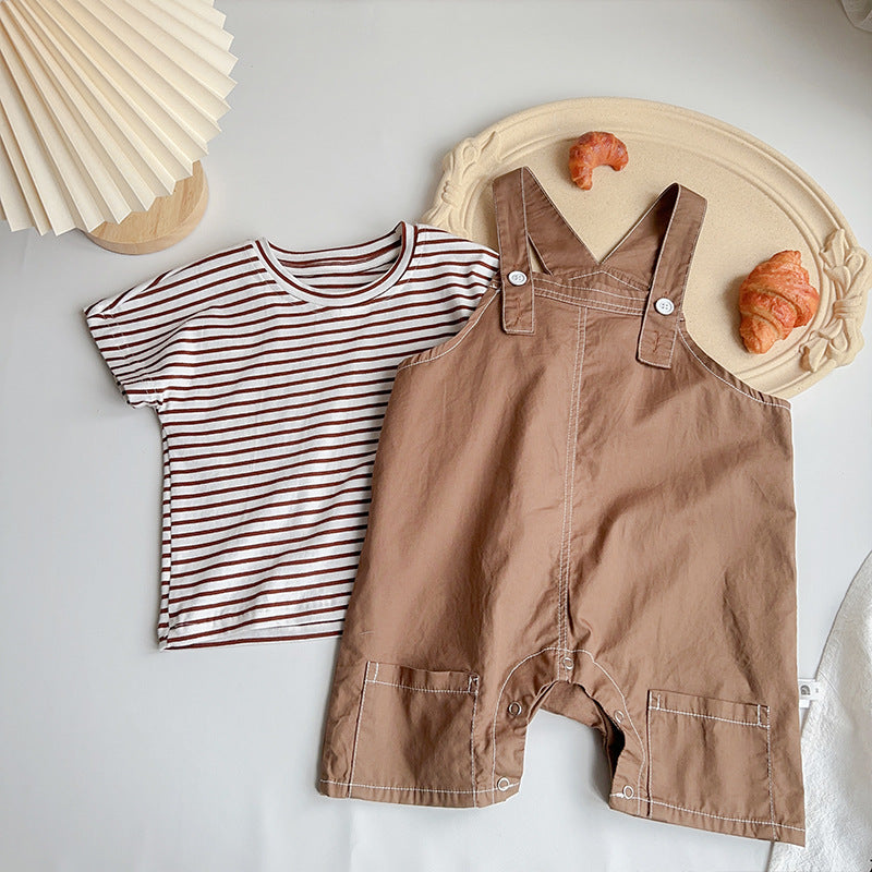 Baby Striped Two-Piece Set