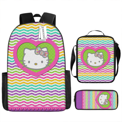 Hello Kitty Children's Backpack Three-Piece Set