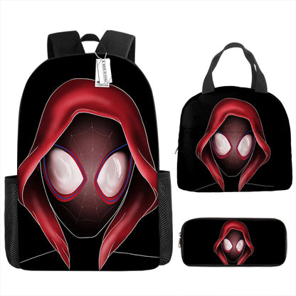 Spider Man Children's Backpack Three-Piece Set