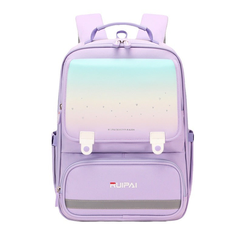 Girls' Primary School Spine Protection Water Proof Backpack – SUNJIMISE ...