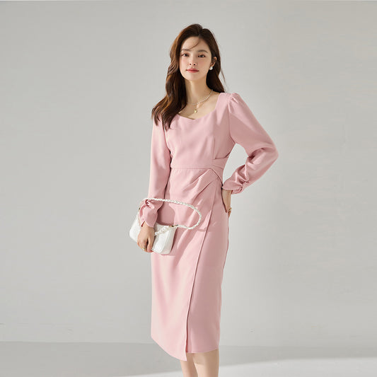 Graceful Romance Bow-Tie Midi Dress